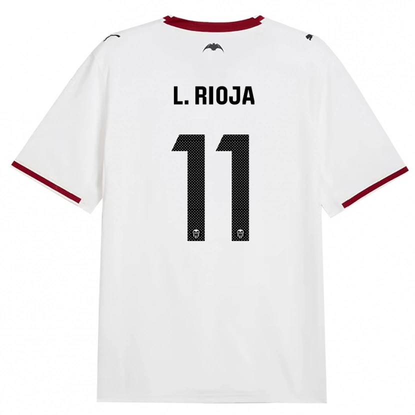 Danxen Męski Luis Rioja #11 Czarny Biały Czerwony Żółty Domowa Koszulka 2026/27 Koszulki Klubowe