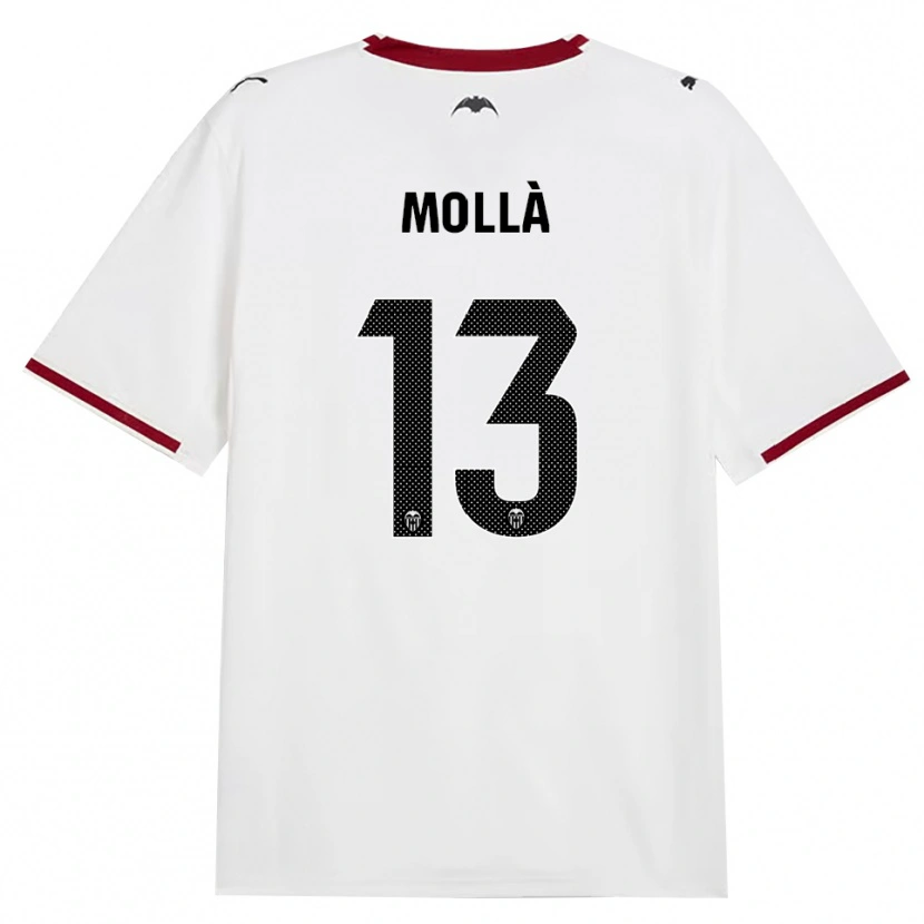 Danxen Męski Pablo Mollà #13 Czarny Biały Czerwony Żółty Domowa Koszulka 2026/27 Koszulki Klubowe