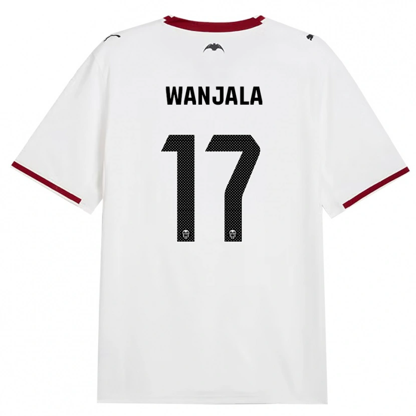 Danxen Męski Amos Wanjala #17 Czarny Biały Czerwony Żółty Domowa Koszulka 2026/27 Koszulki Klubowe