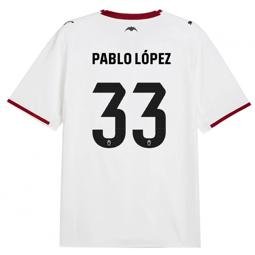 Danxen Męski Pablo López #33 Czarny Biały Czerwony Żółty Domowa Koszulka 2026/27 Koszulki Klubowe