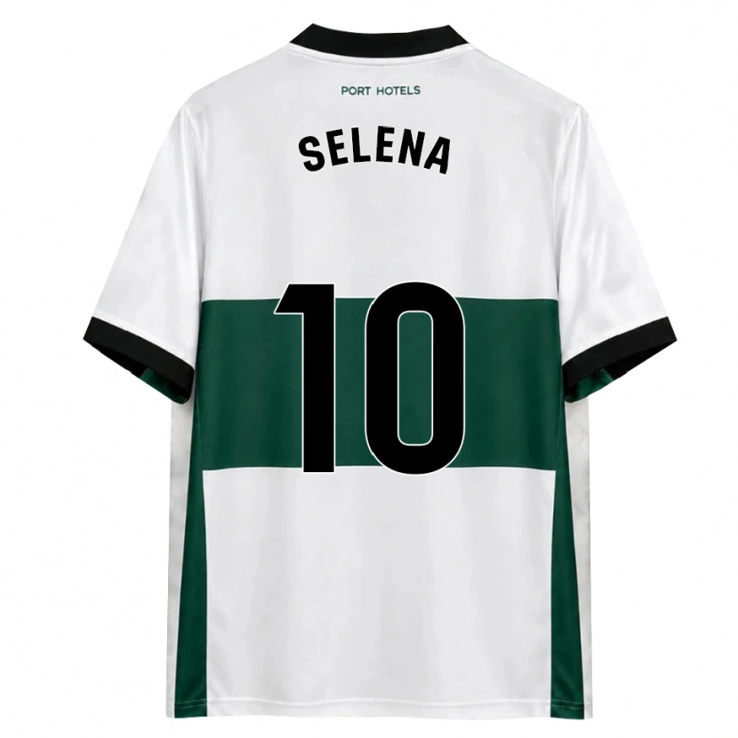 Danxen Męski Selena Del Carmen Salas Alonso #10 Zielony Biały Czerwony Domowa Koszulka 2026/27 Koszulki Klubowe