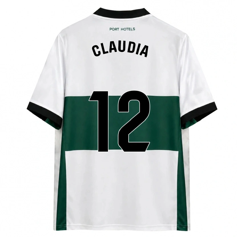 Danxen Męski Claudia Rabasco Campello #12 Zielony Biały Czerwony Domowa Koszulka 2026/27 Koszulki Klubowe