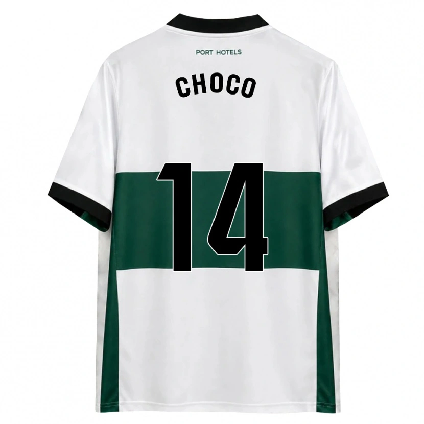 Danxen Męski Choco #14 Zielony Biały Czerwony Domowa Koszulka 2026/27 Koszulki Klubowe