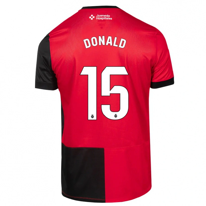 Danxen Męski John Donald #15 Czarny Czerwony Biały Domowa Koszulka 2026/27 Koszulki Klubowe