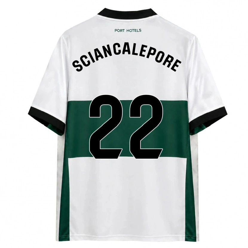 Danxen Męski Mateo Sciancalepore #22 Zielony Biały Czerwony Domowa Koszulka 2026/27 Koszulki Klubowe