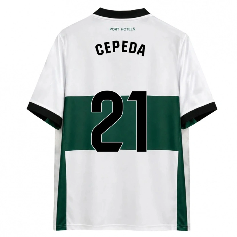 Danxen Męski Lucas Cepeda #21 Zielony Biały Czerwony Domowa Koszulka 2026/27 Koszulki Klubowe