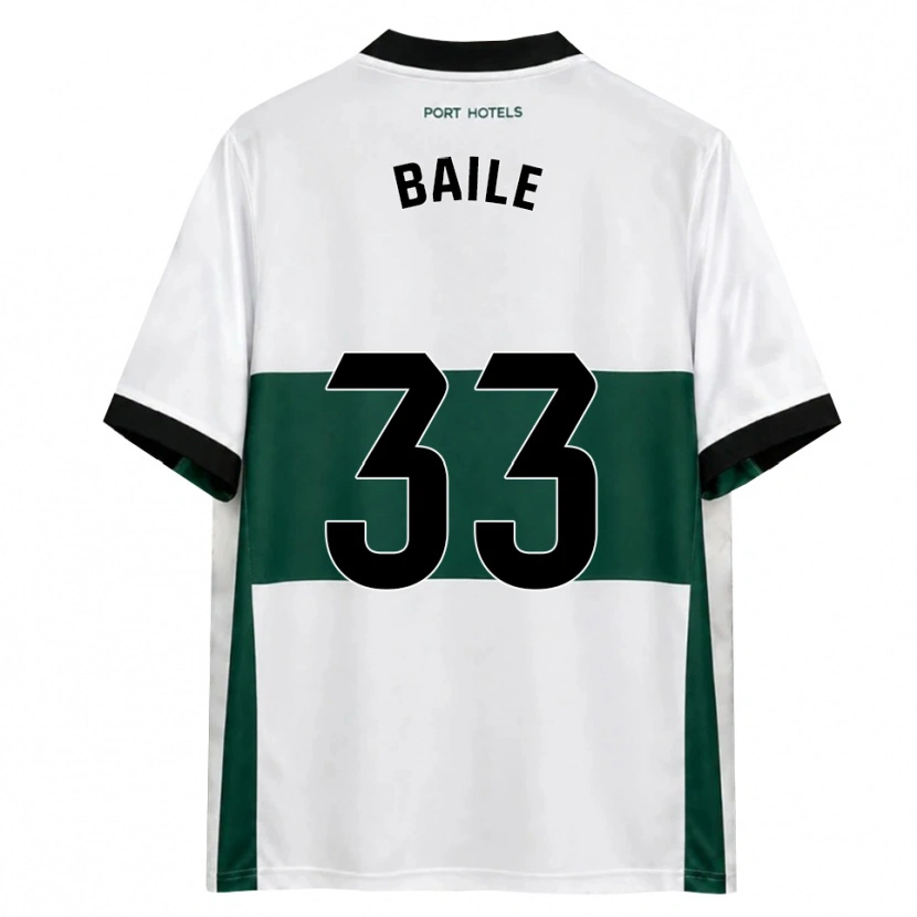 Danxen Męski Andrés Baile #33 Zielony Biały Czerwony Domowa Koszulka 2026/27 Koszulki Klubowe