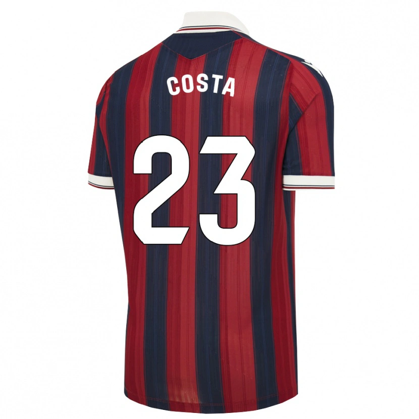 Danxen Męski Manuel Costa #23 Północny Niebieski Czerwony Domowa Koszulka 2026/27 Koszulki Klubowe