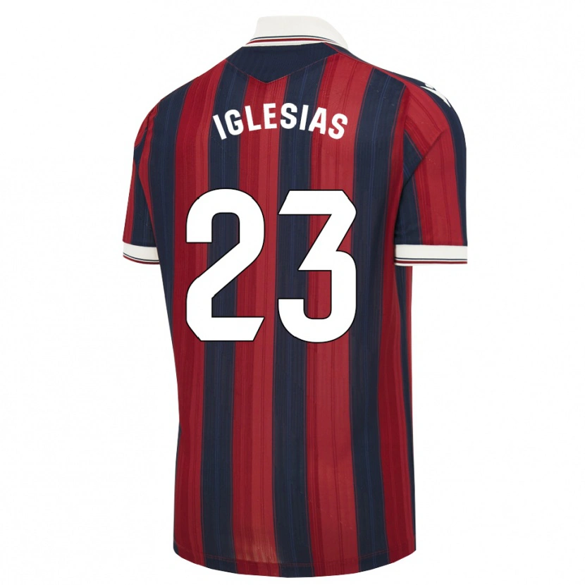 Danxen Męski Dylan Iglesias #23 Północny Niebieski Czerwony Domowa Koszulka 2026/27 Koszulki Klubowe