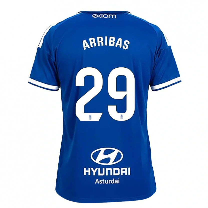 Danxen Męski Arturo Arribas #29 Średni Niebieski Biały Domowa Koszulka 2026/27 Koszulki Klubowe
