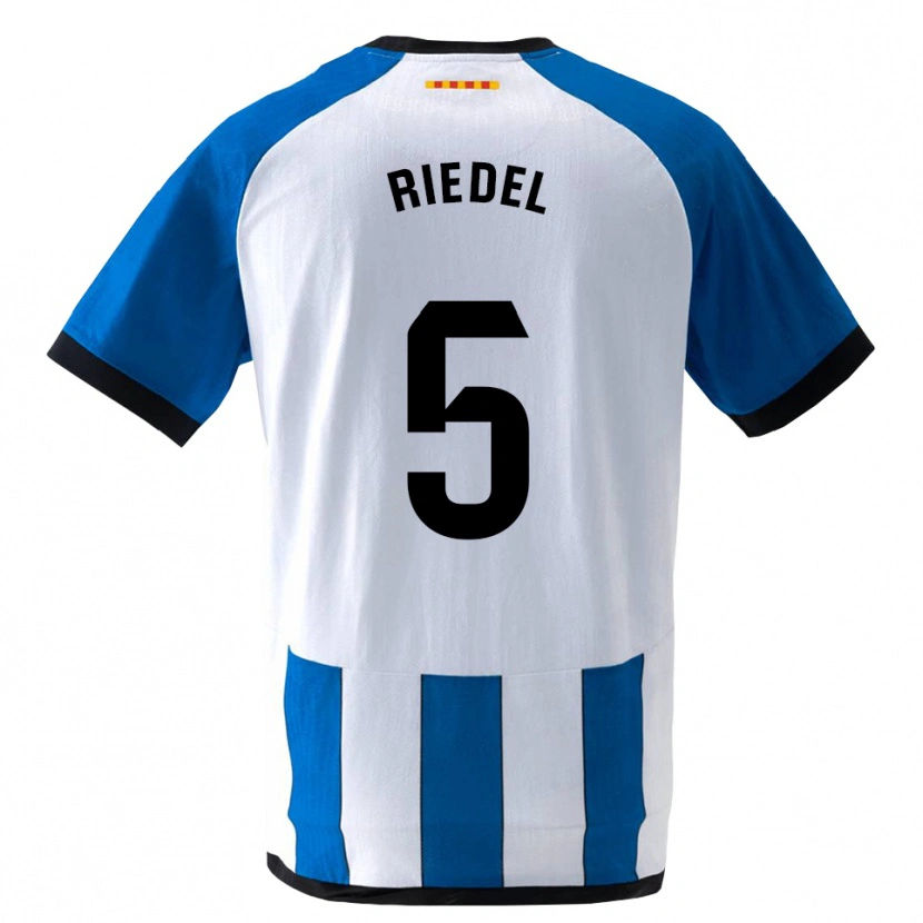 Danxen Męski Clemens Riedel #5 Królewski Niebieski Biały Domowa Koszulka 2026/27 Koszulki Klubowe