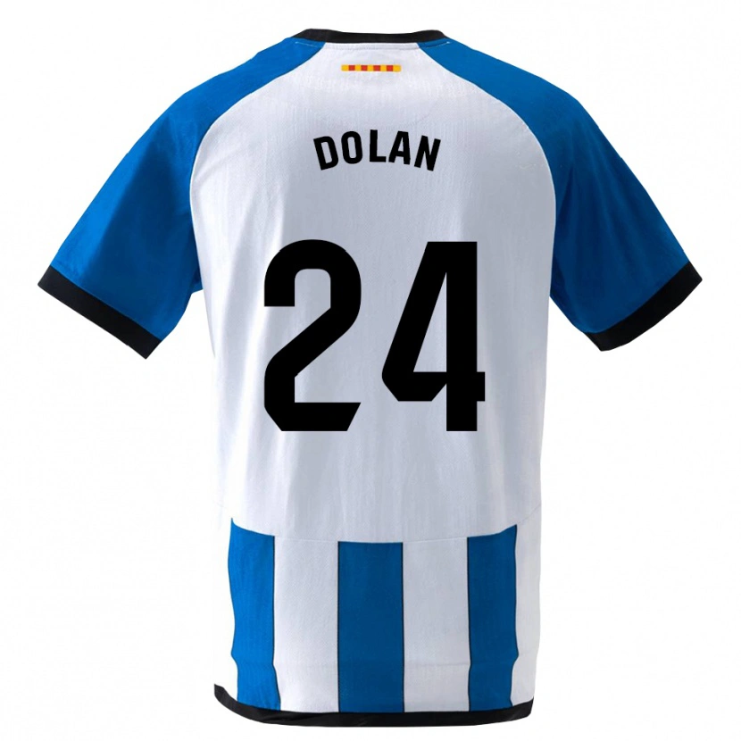 Danxen Męski Tyrhys Dolan #24 Królewski Niebieski Biały Domowa Koszulka 2026/27 Koszulki Klubowe