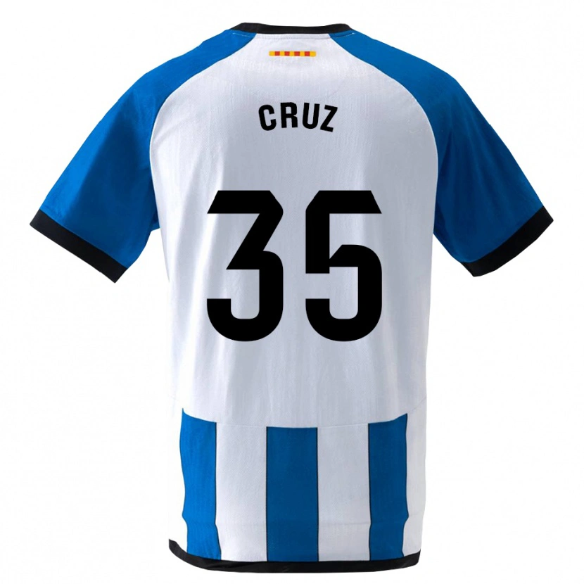 Danxen Męski Denis Cruz #35 Królewski Niebieski Biały Domowa Koszulka 2026/27 Koszulki Klubowe