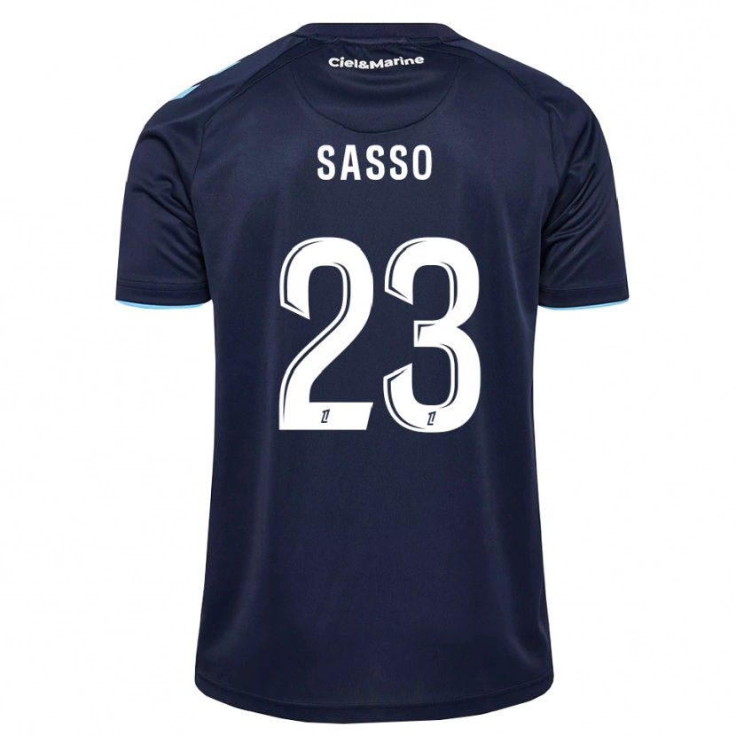Danxen Męski Vincent Sasso #23 Błękitny Północny Niebieski Domowa Koszulka 2026/27 Koszulki Klubowe