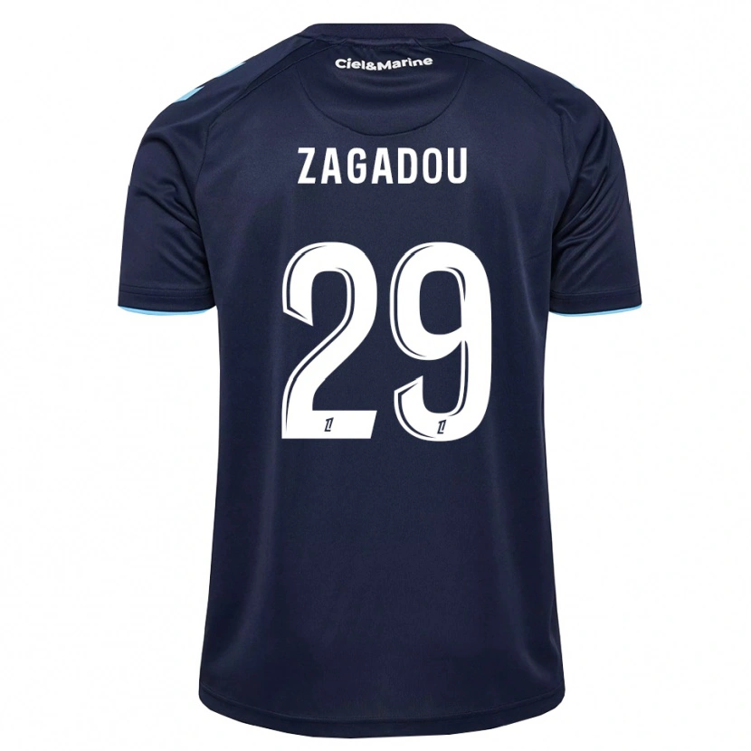 Danxen Męski Stephan Zagadou #29 Błękitny Północny Niebieski Domowa Koszulka 2026/27 Koszulki Klubowe