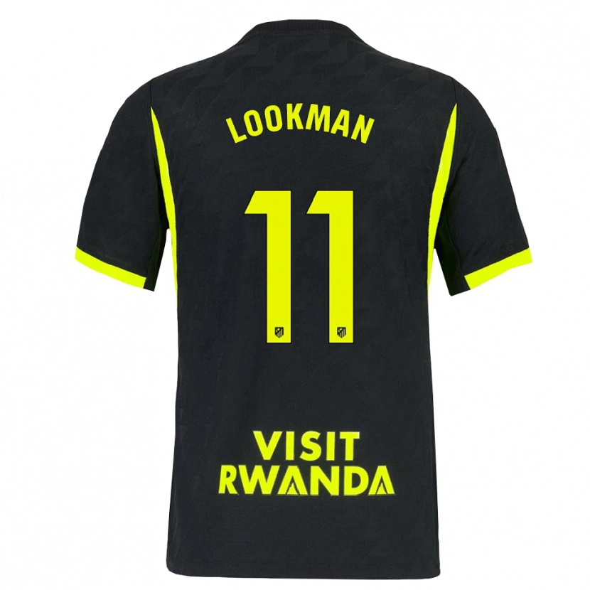 Danxen Męski Ademola Lookman #11 Jasnozielony Czarny Wyjazdowa Koszulka 2026/27 Koszulki Klubowe