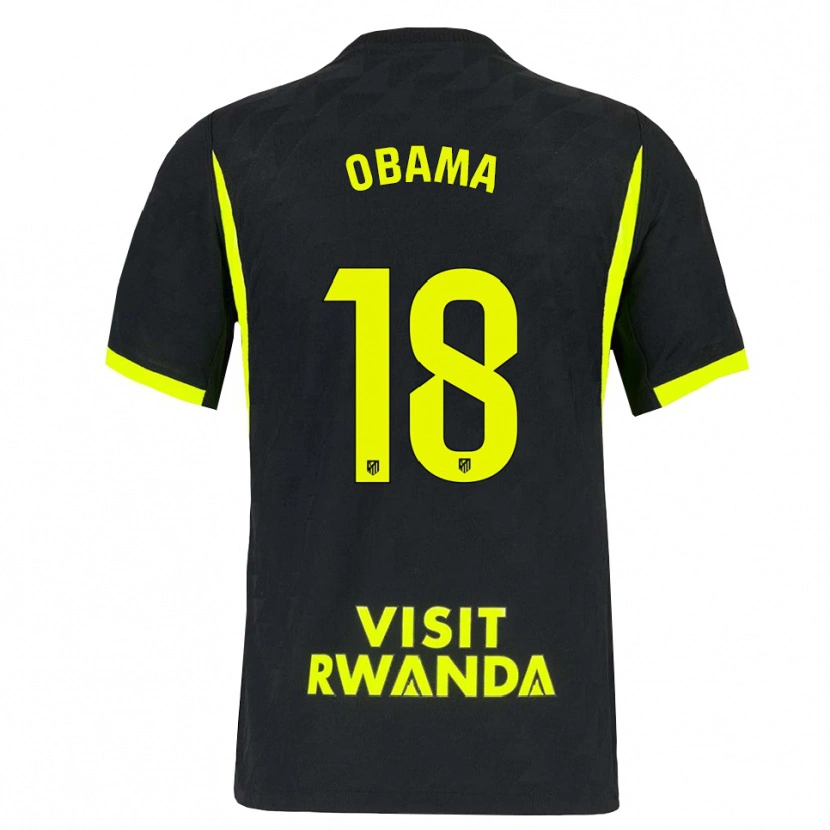 Danxen Męski Gabriel Obama #18 Jasnozielony Czarny Wyjazdowa Koszulka 2026/27 Koszulki Klubowe