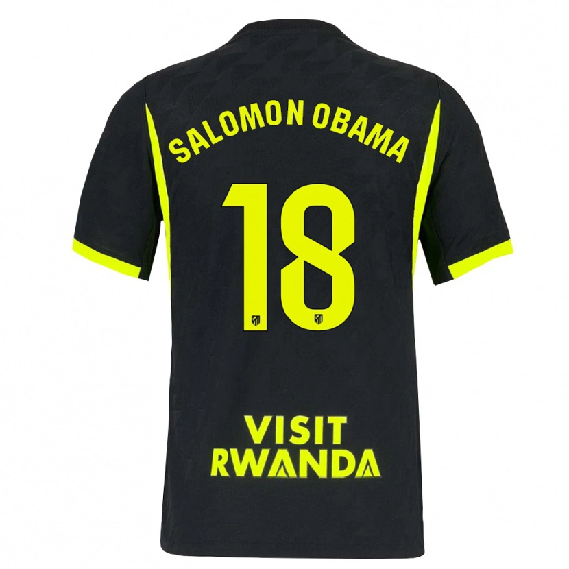 Danxen Męski Salomon Obama #18 Jasnozielony Czarny Wyjazdowa Koszulka 2026/27 Koszulki Klubowe