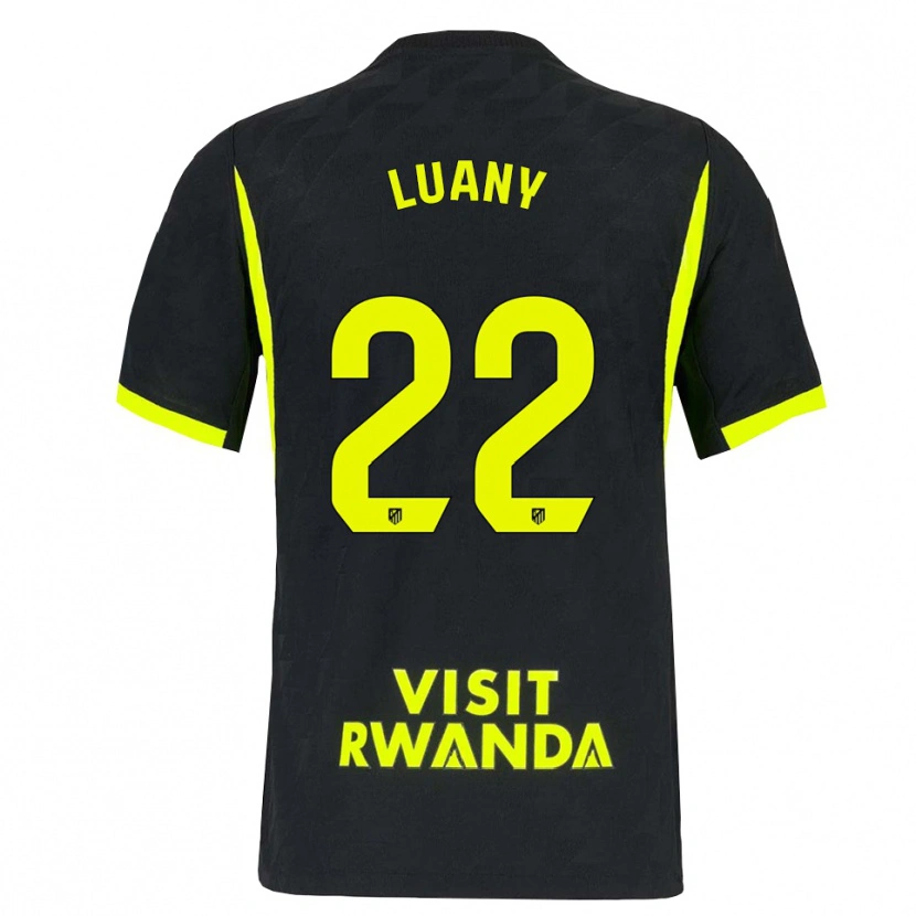 Danxen Męski Luany Vitória Da Silva Rosa #22 Jasnozielony Czarny Wyjazdowa Koszulka 2026/27 Koszulki Klubowe
