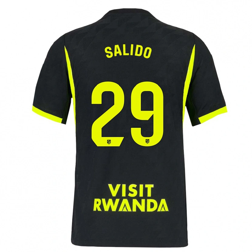 Danxen Męski Alberto Salido #29 Jasnozielony Czarny Wyjazdowa Koszulka 2026/27 Koszulki Klubowe