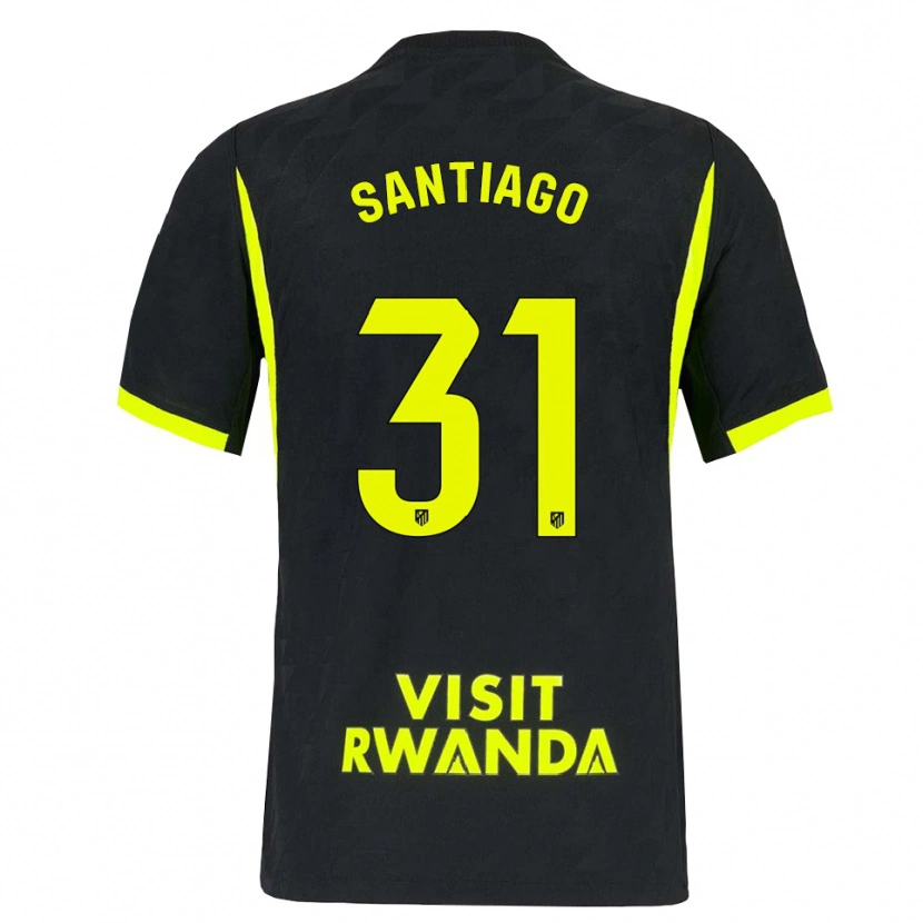 Danxen Męski Abraham Santiago #31 Jasnozielony Czarny Wyjazdowa Koszulka 2026/27 Koszulki Klubowe