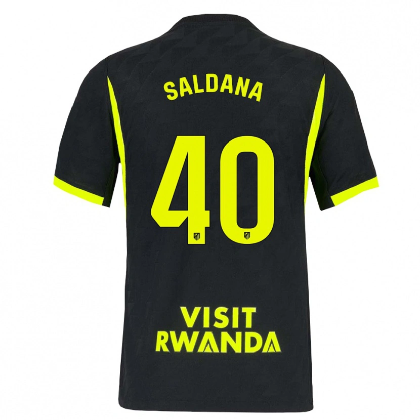 Danxen Męski Jose Saldana #40 Jasnozielony Czarny Wyjazdowa Koszulka 2026/27 Koszulki Klubowe
