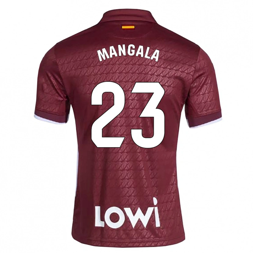 Danxen Męski Orel Mangala #23 Ciemnoczerwony Biały Wyjazdowa Koszulka 2026/27 Koszulki Klubowe