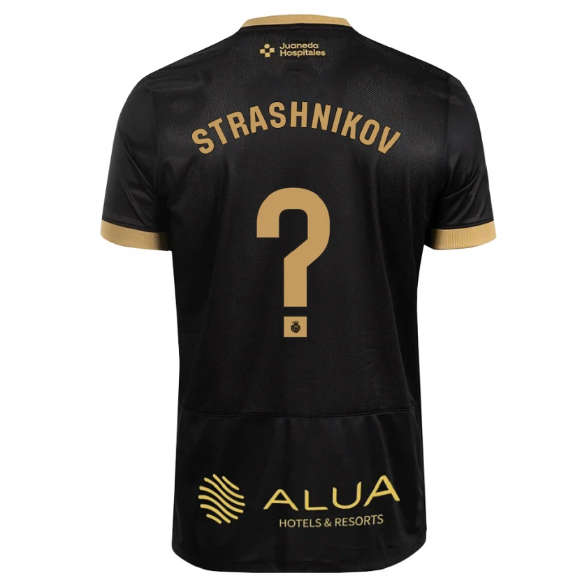 Danxen Męski Nikolay Strashnikov #0 Czarny Piaskowy Brąz Rudość Wyjazdowa Koszulka 2026/27 Koszulki Klubowe