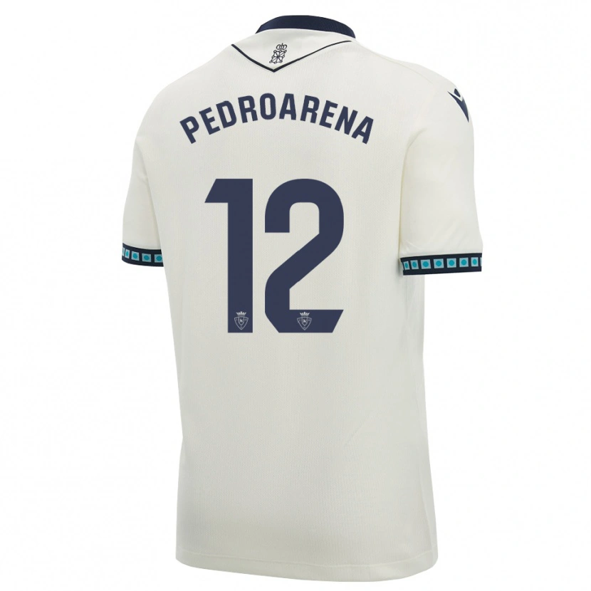 Danxen Męski Martin Pedroarena #12 Biały Czarny Jasny Błękit Wyjazdowa Koszulka 2026/27 Koszulki Klubowe