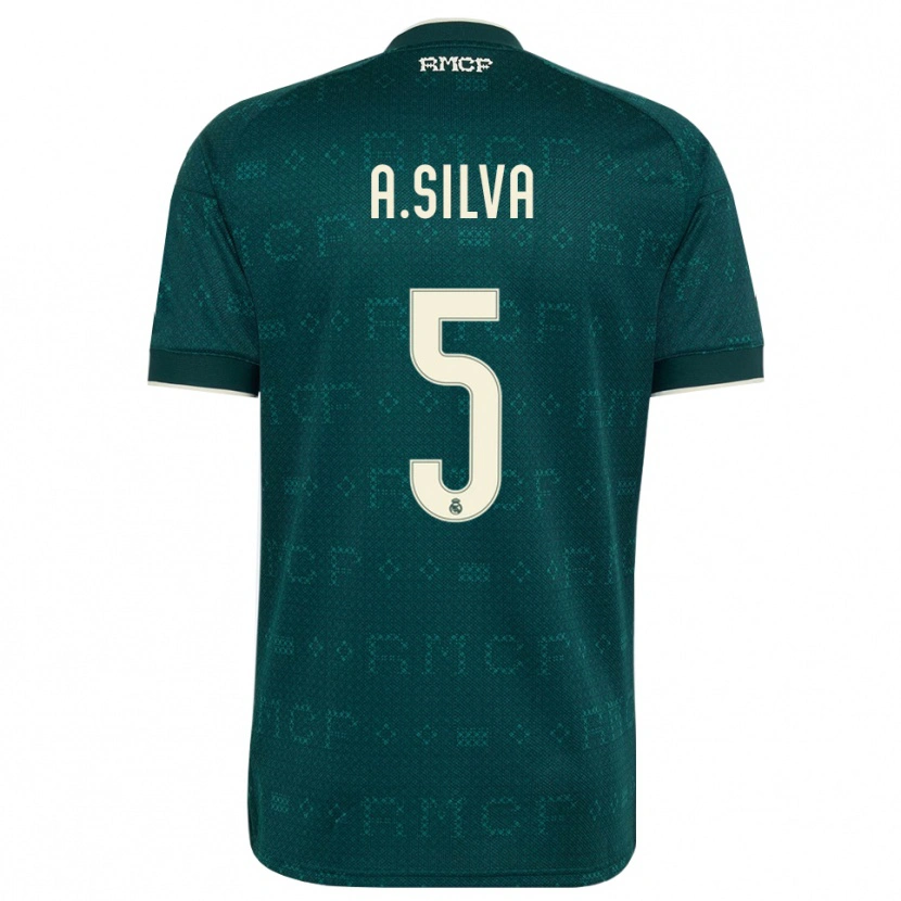 Danxen Męski Antonia Silva #5 Ciemnoszary Szary Biały Wyjazdowa Koszulka 2026/27 Koszulki Klubowe