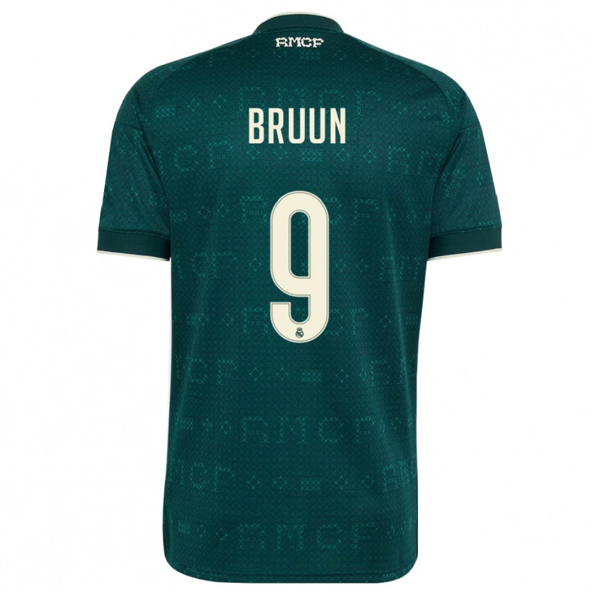 Danxen Męski Signe Bruun #9 Ciemnoszary Szary Biały Wyjazdowa Koszulka 2026/27 Koszulki Klubowe