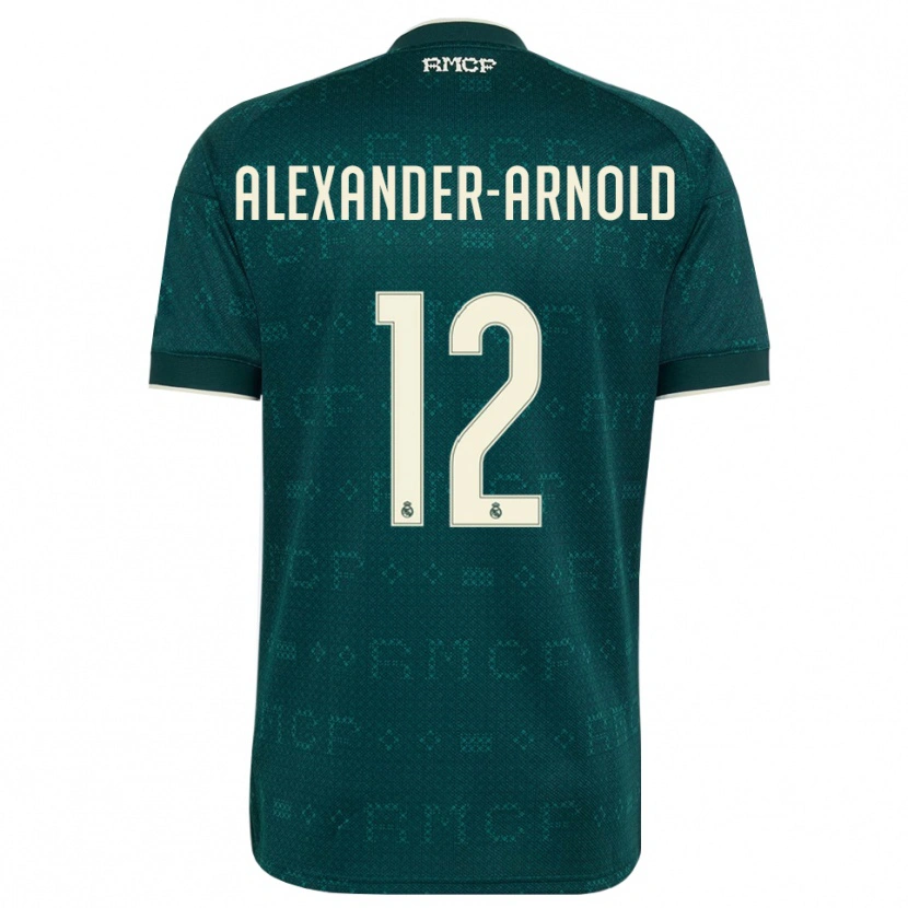 Danxen Męski Trent Alexander-Arnold #12 Ciemnoszary Szary Biały Wyjazdowa Koszulka 2026/27 Koszulki Klubowe