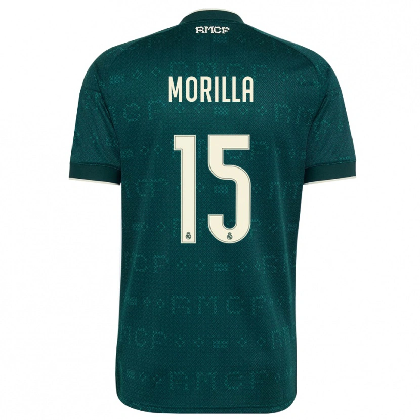 Danxen Męski Jairo Morilla #15 Ciemnoszary Szary Biały Wyjazdowa Koszulka 2026/27 Koszulki Klubowe