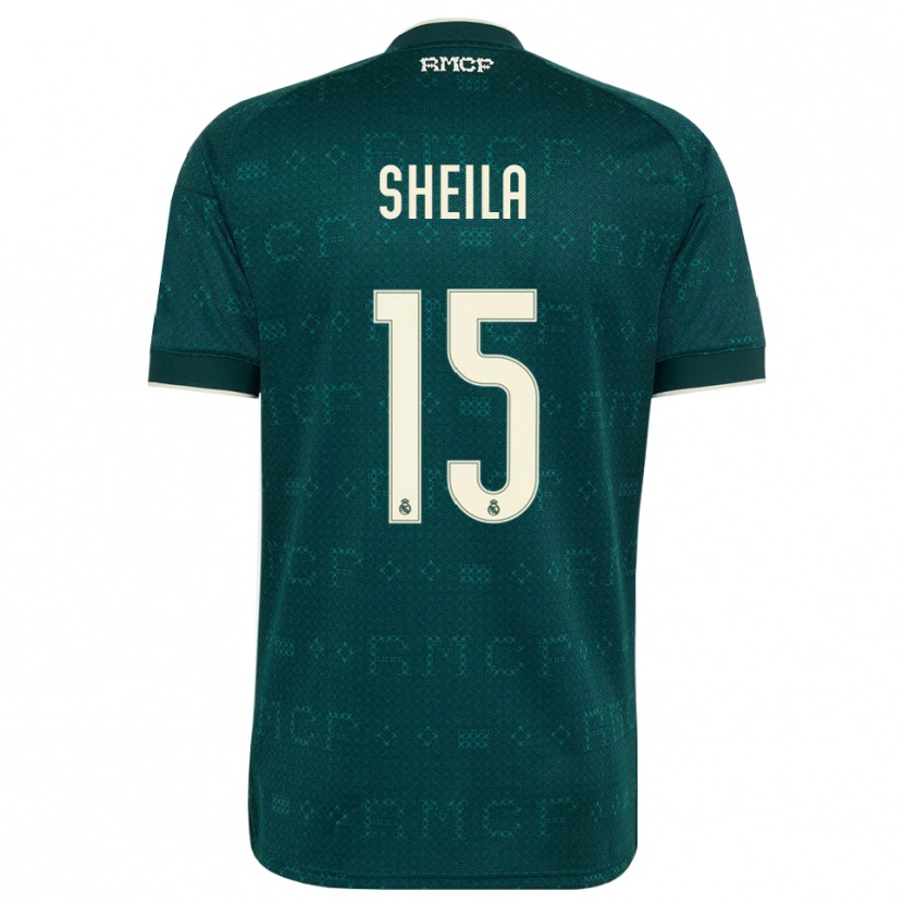 Danxen Męski Sheila García #15 Ciemnoszary Szary Biały Wyjazdowa Koszulka 2026/27 Koszulki Klubowe
