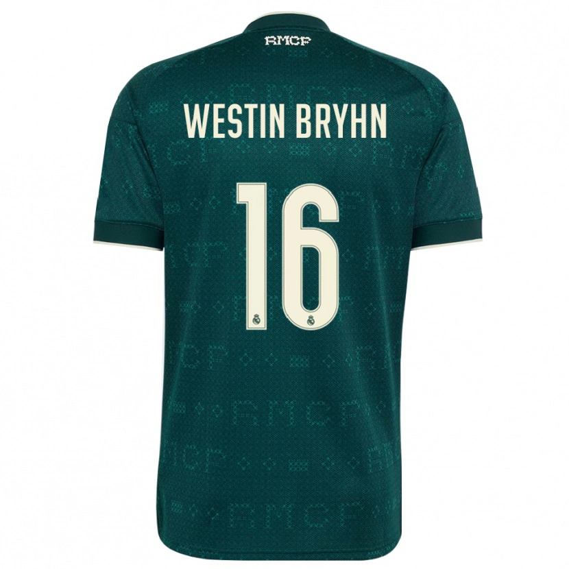 Danxen Męski Leon Westin Bryhn #16 Ciemnoszary Szary Biały Wyjazdowa Koszulka 2026/27 Koszulki Klubowe
