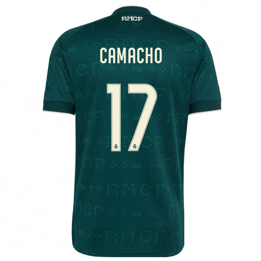 Danxen Męski Carla Camacho #17 Ciemnoszary Szary Biały Wyjazdowa Koszulka 2026/27 Koszulki Klubowe