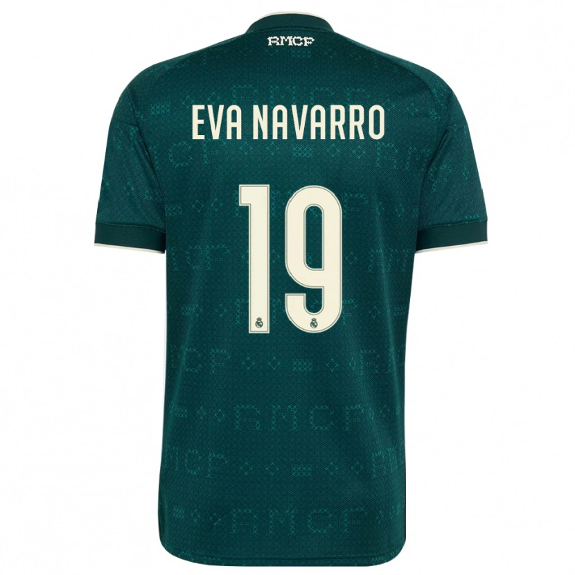Danxen Męski Eva Navarro #19 Ciemnoszary Szary Biały Wyjazdowa Koszulka 2026/27 Koszulki Klubowe