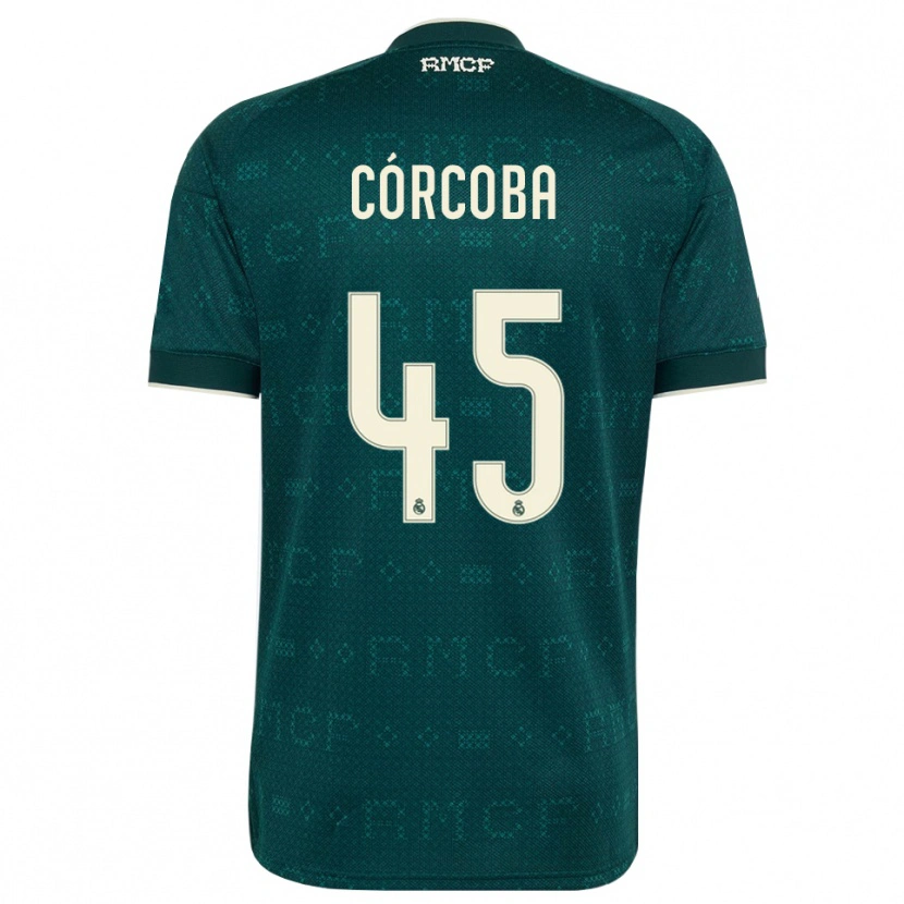 Danxen Męski Andrés Córcoba #45 Ciemnoszary Szary Biały Wyjazdowa Koszulka 2026/27 Koszulki Klubowe