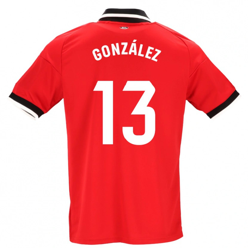 Danxen Męski Fran González #13 Czarny Biały Czerwony Wyjazdowa Koszulka 2026/27 Koszulki Klubowe