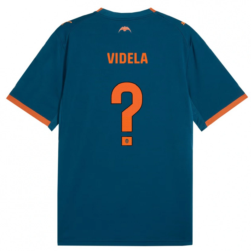 Danxen Męski Liam Videla #0 Stalowoniebieski Pomarańczowy Wyjazdowa Koszulka 2026/27 Koszulki Klubowe