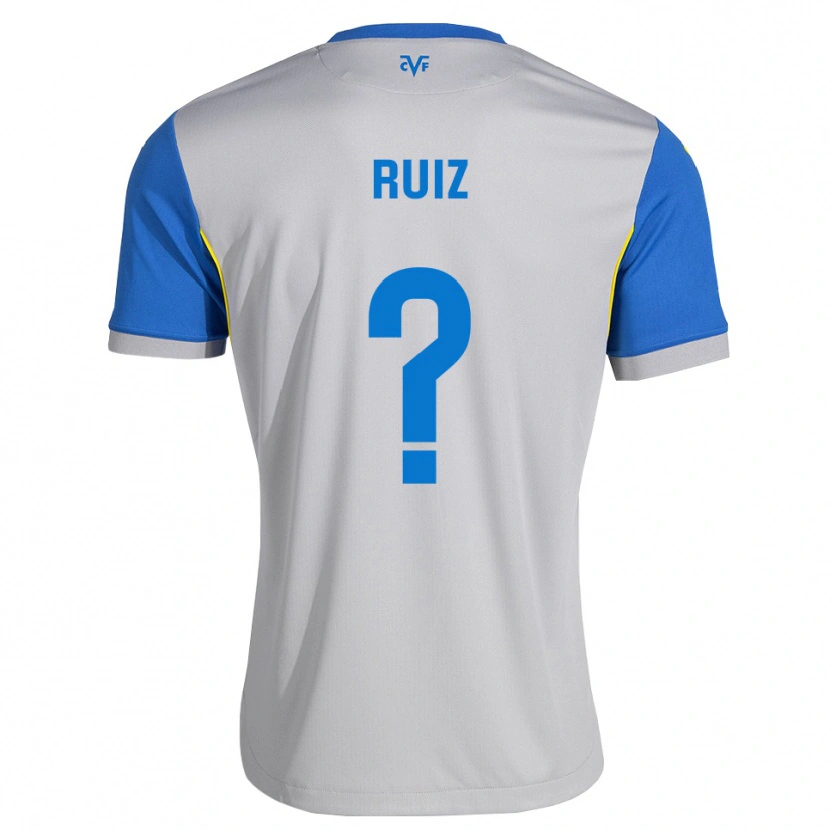 Danxen Męski Aarón Ruiz #0 Niebieski Szary Wyjazdowa Koszulka 2026/27 Koszulki Klubowe