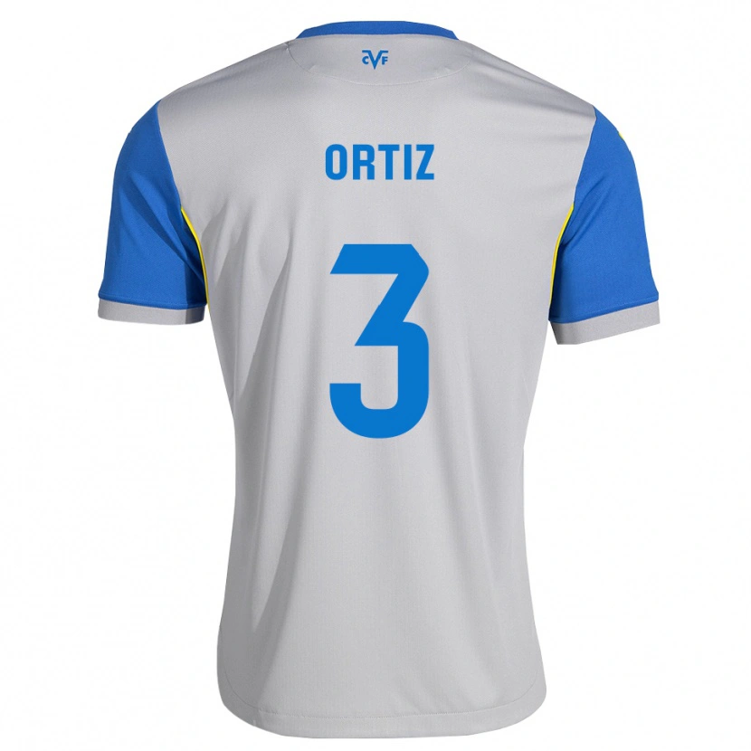 Danxen Męski Eneko Ortiz #3 Niebieski Szary Wyjazdowa Koszulka 2026/27 Koszulki Klubowe