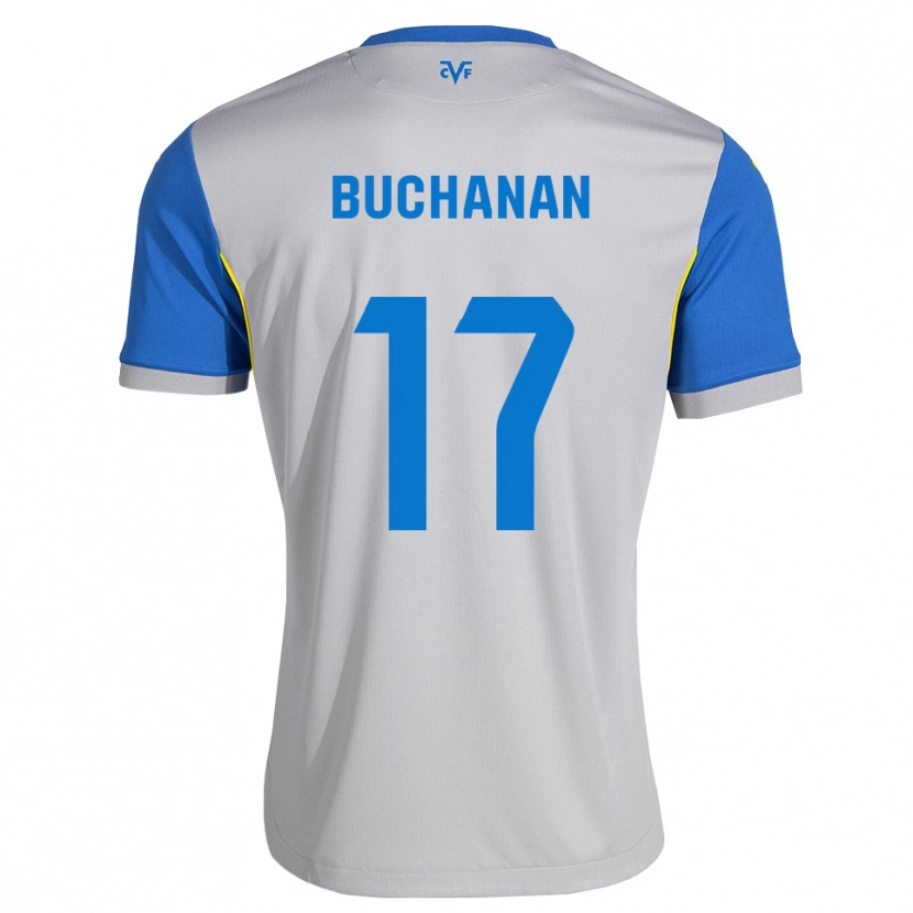 Danxen Męski Tajon Buchanan #17 Niebieski Szary Wyjazdowa Koszulka 2026/27 Koszulki Klubowe
