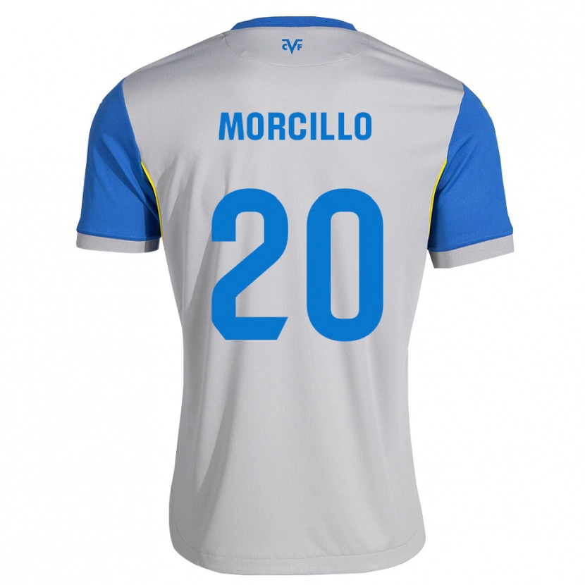Danxen Męski Raquel Morcillo #20 Niebieski Szary Wyjazdowa Koszulka 2026/27 Koszulki Klubowe