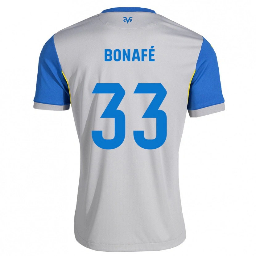 Danxen Męski César Bonafé #33 Niebieski Szary Wyjazdowa Koszulka 2026/27 Koszulki Klubowe