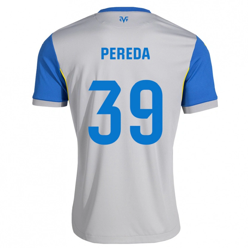 Danxen Męski Pablo Pereda #39 Niebieski Szary Wyjazdowa Koszulka 2026/27 Koszulki Klubowe