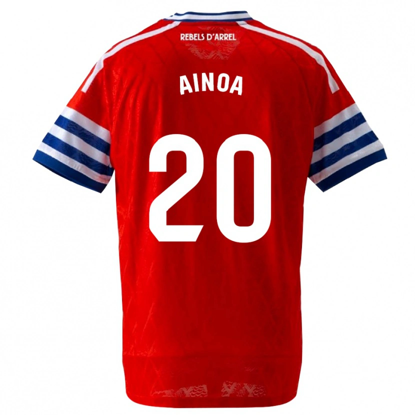 Danxen Męski Ainoa Campo #20 Królewski Niebieski Czerwony Wyjazdowa Koszulka 2026/27 Koszulki Klubowe