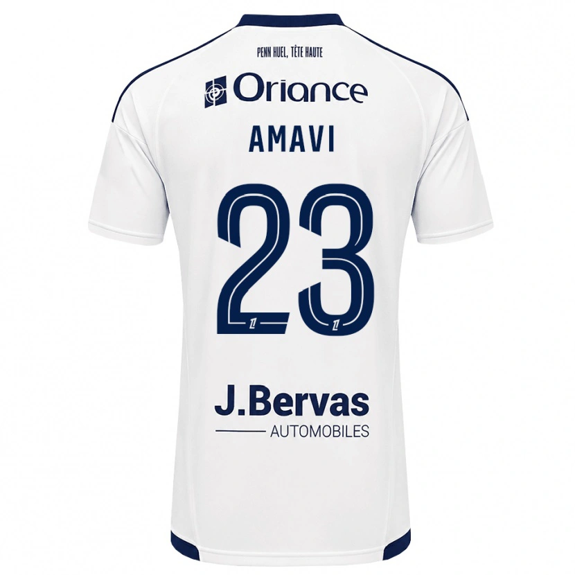 Danxen Męski Jordan Amavi #23 Granatowy Biały Wyjazdowa Koszulka 2026/27 Koszulki Klubowe