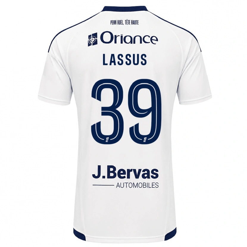 Danxen Męski Axel Lassus #39 Granatowy Biały Wyjazdowa Koszulka 2026/27 Koszulki Klubowe