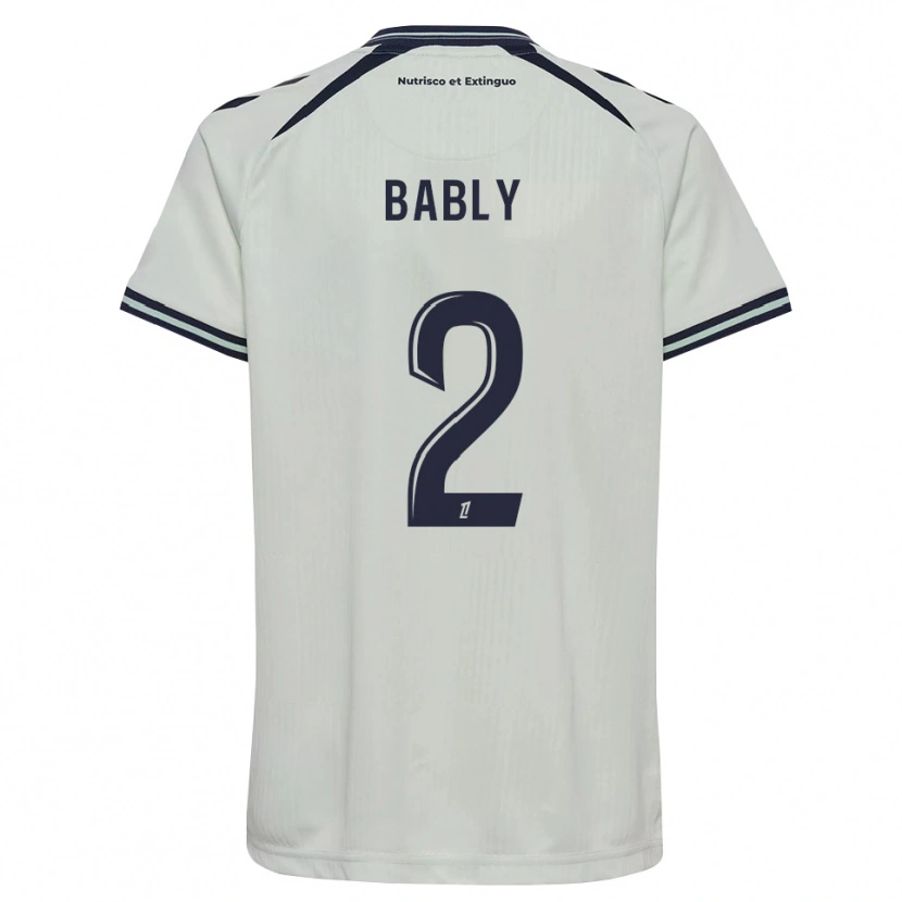 Danxen Męski Emmanuel Bably #2 Północny Niebieski Biały Wyjazdowa Koszulka 2026/27 Koszulki Klubowe